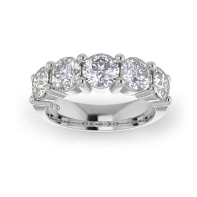 Ladies-Wedding-Platinum-Diamond-Ring-Shared-Claw-5mm