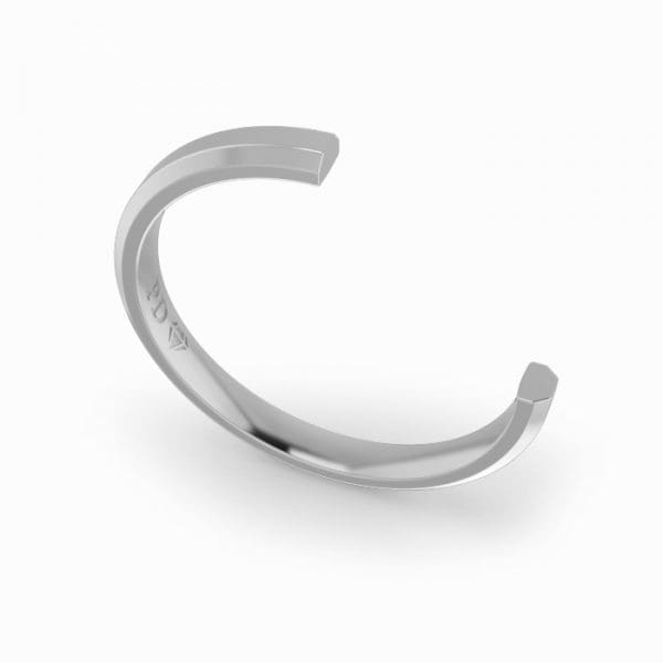 Ladies-Wedding-Ring-Platinum-Bevelled-2.50mm-Cross-Section