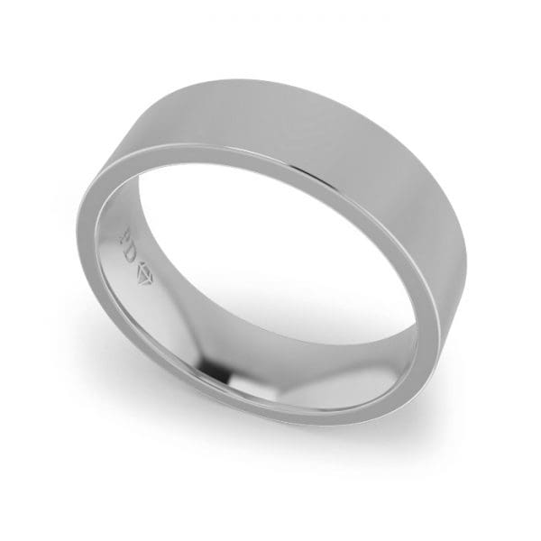 Ladies-Wedding-Ring-Platinum-Flat-6mm