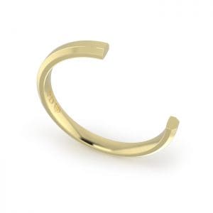 Ladies-Wedding-Ring-Yellow-Gold-Bevelled-2.50mm-Cross-Section