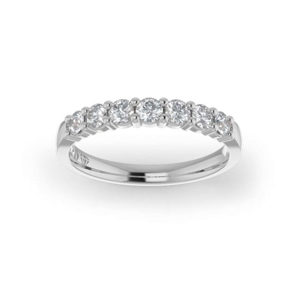 Ladies-Wedding-WG-Diamond-Ring-Shared-Claw-2.5mm