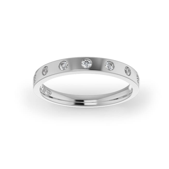 Ladies-Wedding-WG-Diamond-Ring-Shot-set-2.5mm Ladies-Wedding-WG-Diamond-Ring-Shot-set-2.5mm