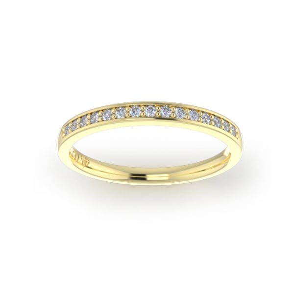 Ladies-Wedding-YG-Diamond-Ring-Pave-2mm