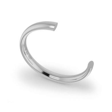 Ladies-Wedding-ring-White-Gold-Ellipse-3mm-CROSS-SECTION