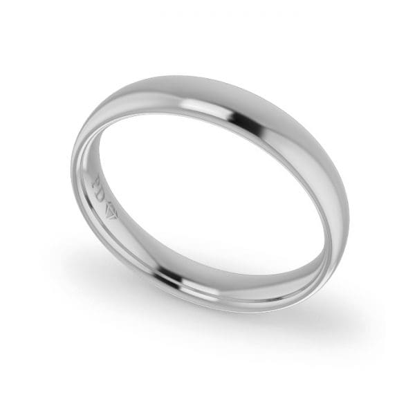 Ladies-Wedding-ring-White-Gold-Ellipse-4mm