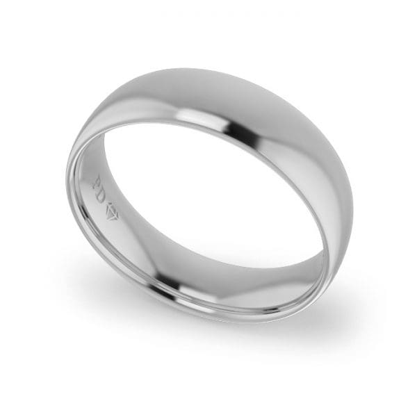 Ladies-Wedding-ring-White-Gold-Ellipse-6mm