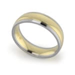 Wedding-Ring-YG-Two-Tone-6mm Wedding-Ring-YG-Two-Tone-6mm