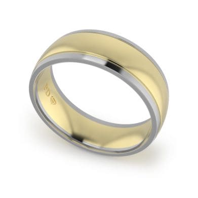 Wedding-Ring-YG-Two-Tone-7mm