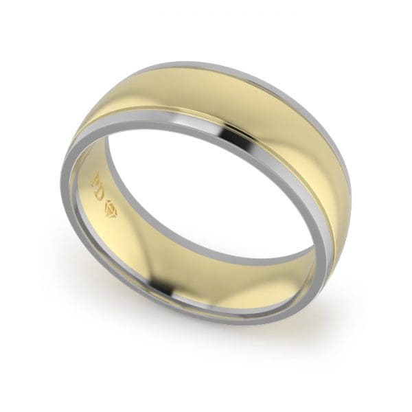 Wedding-Ring-YG-Two-Tone-7mm