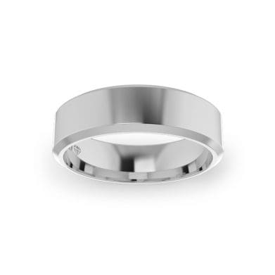 Gents-Wedding-Ring-Plat-Bevelled-6mm-Top