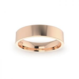 Gents-Wedding-Ring-Rose-Gold-Flat-6mm-Top