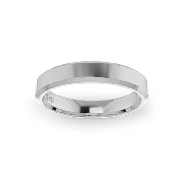 Gents-Wedding-Ring-White-Gold-Bevelled-4mm-Top