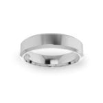 Gents-Wedding-Ring-White-Gold-Bevelled-5mm-Top Gents-Wedding-Ring-White-Gold-Bevelled-5mm-Top