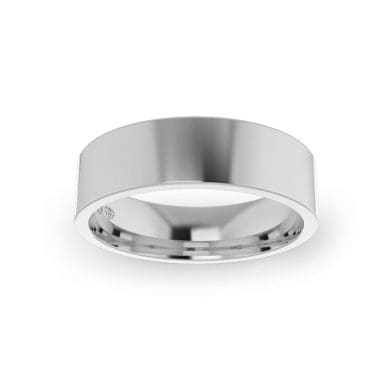 Gents-Wedding-Ring-White-Gold-Flat-6mm-Top
