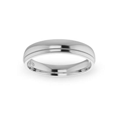 Gents-Wedding-Ring-White-Gold-Single-Groove-4mm-Top