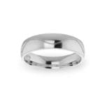 Gents-Wedding-Ring-White-Gold-Wave-5mm-Top Gents-Wedding-Ring-White-Gold-Wave-5mm-Top