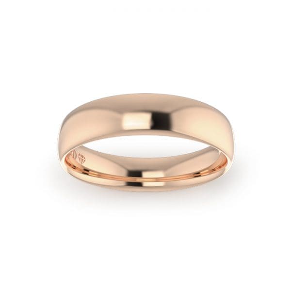 Gents-Wedding-ring-Rose-Gold-Ellipse-5mm-Top