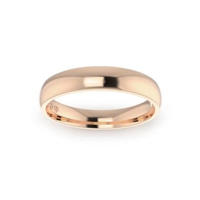 Gents-Wedding-ring-Rose-Gold-Quater-Round-4mm