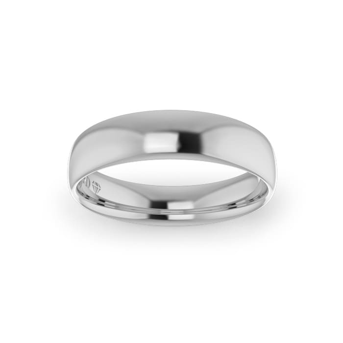 Gents-Wedding-ring-White-Gold-Ellipse-5mm-Top Gents-Wedding-ring-White-Gold-Ellipse-5mm-Top