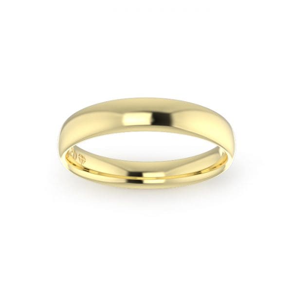 Gents-Wedding-ring-Yellow-Gold-Ellipse-4mm-Top