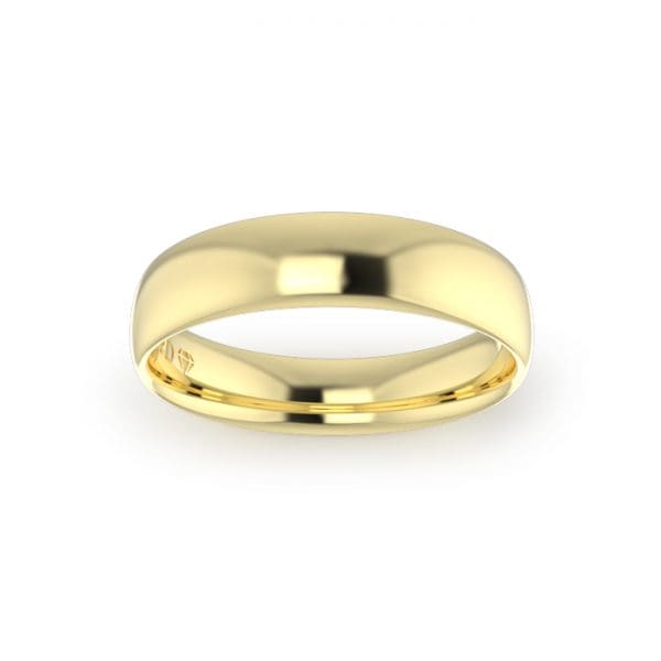 Gents-Wedding-ring-Yellow-Gold-Ellipse-5mm-Top