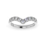 Ladies-Wedding-Diamond-Ring-Pointed-WG-Scallop Pave-2.5mm Ladies-Wedding-Diamond-Ring-Pointed-WG-Scallop Pave-2.5mm