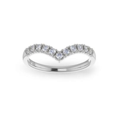 Ladies-Wedding-Diamond-Ring-Pointed-WG-Scallop Pave-2mm