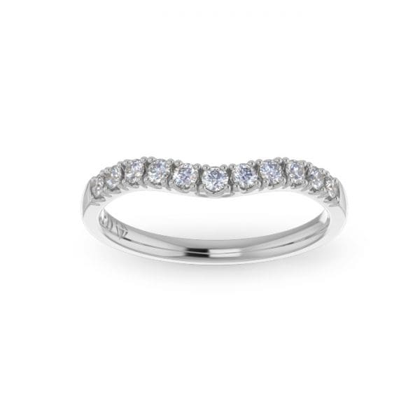 Ladies-Wedding-Diamond-Ring-WG-Curved-Scallop Pave-2mm