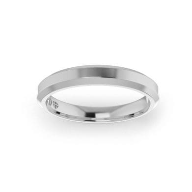 Ladies-Wedding-Ring-PLAT-Bevelled-Top-3.00mm