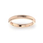 Ladies-Wedding-Ring-Rose-Gold-Bevelled-Top-2.50mm Ladies-Wedding-Ring-Rose-Gold-Bevelled-Top-2.50mm