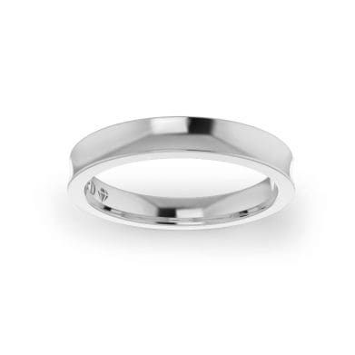 Ladies-Wedding-Ring-White-Gold-Concave-Top-3.00mm