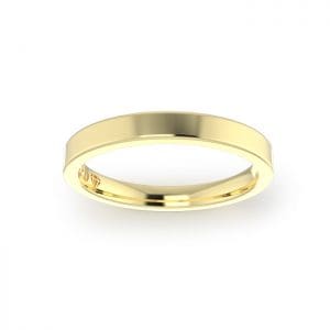 Ladies-Wedding-Ring-Yellow-Gold-Flat-Top-2.50mm