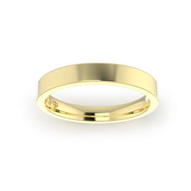 Ladies-Wedding-Ring-Yellow-Gold-Flat-Top-3.00mm