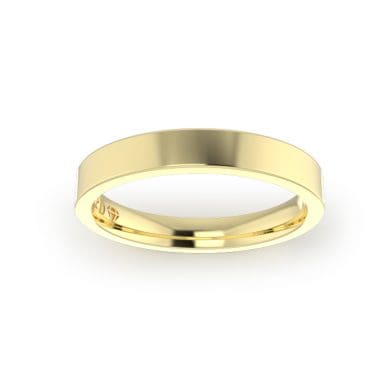 Ladies-Wedding-Ring-Yellow-Gold-Flat-Top-3.00mm