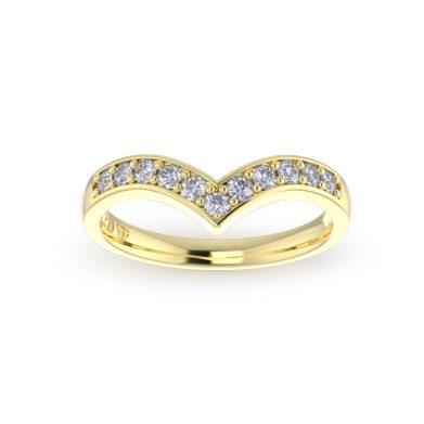 Ladies-Wedding-YG-Diamond-Ring-Pave-Pointed-2.50mm