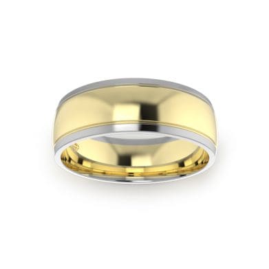 Wedding-Ring-YG-Two-Tone-7mm-Top