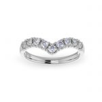 Video-Ladies-Wedding-Diamond-Ring-Pointed-WG-Scallop Pave-2.5mm Video-Ladies-Wedding-Diamond-Ring-Pointed-WG-Scallop Pave-2.5mm