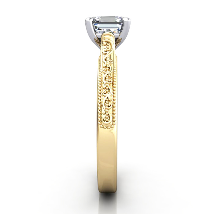Asher Engagement Ring, Yellow Gold, RS50, SV Asher Engagement Ring, Yellow Gold, RS50, SV
