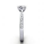 Cushion Edgagement Ring, White Gold,RS50, SV Cushion Edgagement Ring, White Gold,RS50, SV