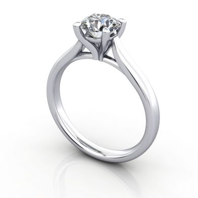 Diamond Ring, RS41,White Gold, 3D