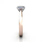 Diamond-Ring-Solitaire-Emerald-RS27-Rose-SV Diamond-Ring-Solitaire-Emerald-RS27-Rose-SV