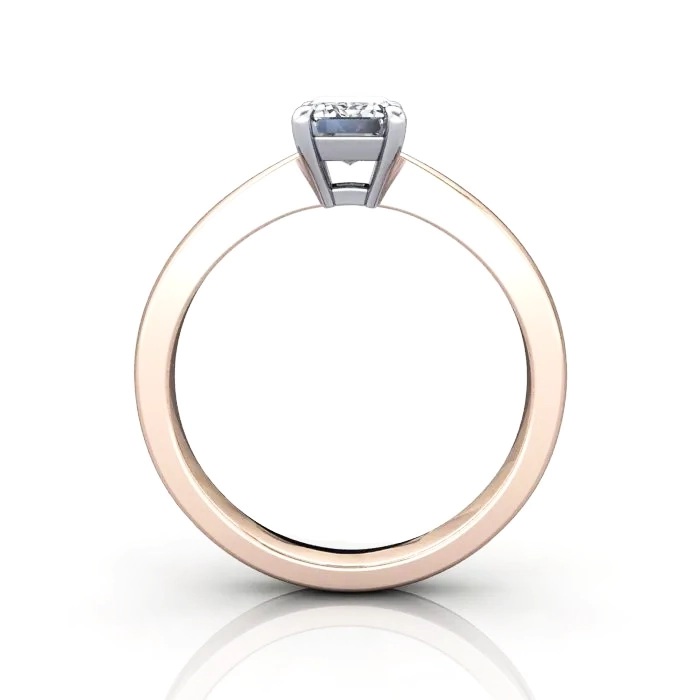 Diamond-Ring-Solitaire-Emerald-RS27-Rose-TF Diamond-Ring-Solitaire-Emerald-RS27-Rose-TF