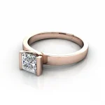 Diamond-Ring-Solitaire-Princess-RS31-Rose-LF Diamond-Ring-Solitaire-Princess-RS31-Rose-LF