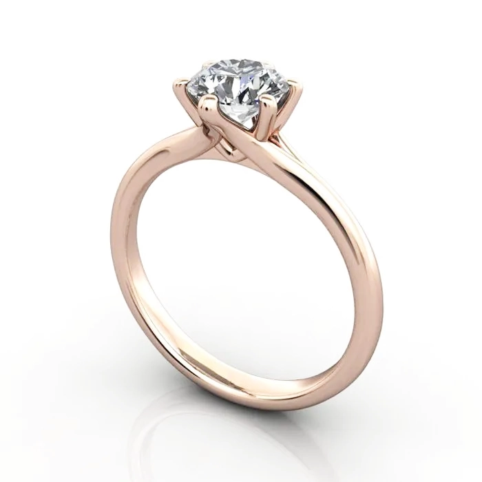 Diamond-Ring-Solitaire-Round-Brilliant-RS13-Rose-3D