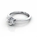 Diamond-Ring-Solitaire-Round-Brilliant-RS13-White Gold-LF