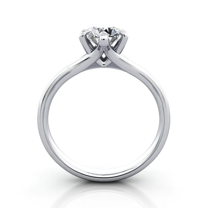 Diamond-Ring-Solitaire-Round-Brilliant-RS13-White Gold-TF