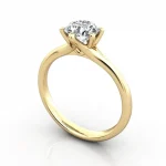 Diamond-Ring-Solitaire-Round-Brilliant-RS13-Yellow-3D Diamond-Ring-Solitaire-Round-Brilliant-RS13-Yellow-3D