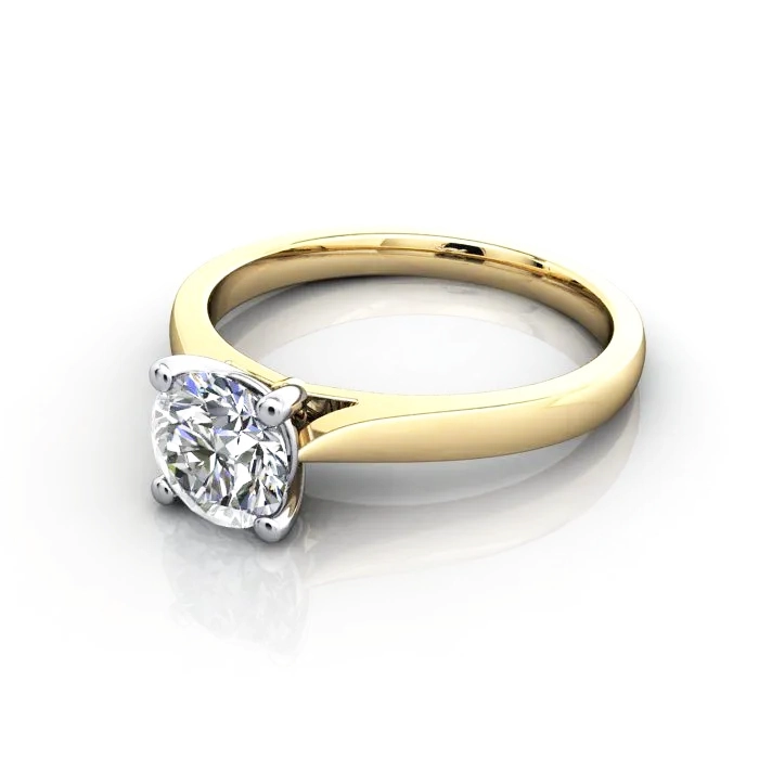 Diamond-Ring-Solitaire-Round-Brilliant-RS36-Yellow-LF Diamond-Ring-Solitaire-Round-Brilliant-RS36-Yellow-LF