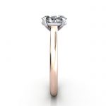Diamond Solitaire RS44 Oval Rose SV