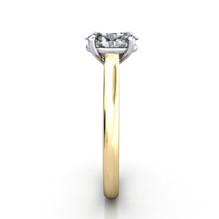 Diamond Solitaire RS44 Oval Yellow SV Diamond Solitaire RS44 Oval Yellow SV